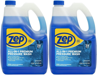 #ad Concentrated All In 1 Premium Pressure Wash Cleaner 160 ounce Pack of 2 ZUPP $49.99