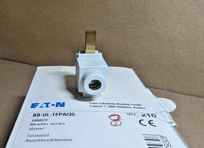 Eaton BB-UL-TEPA/35 Extension Terminal 35mm, 2-14 Awg, 169823 (NEW)