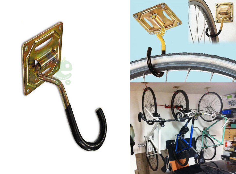 Nr ganci appendibici per appendere bici bicicletta al muro