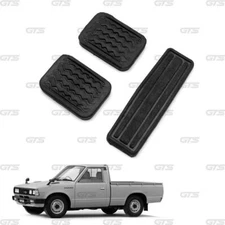 3 Pcs. Pedal Pad Clutch Brake Accelerator For Nissan Datsun 720 Pickup 1980 - 91