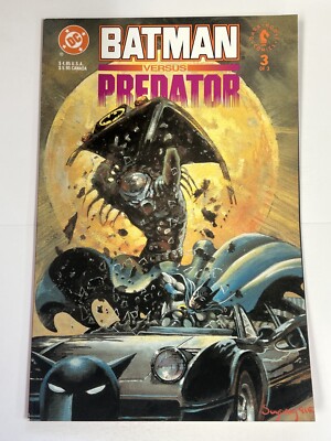 BATMAN VERSUS PREDATOR #3 1991 NEAR MINT MINUS DC COMICS b-490