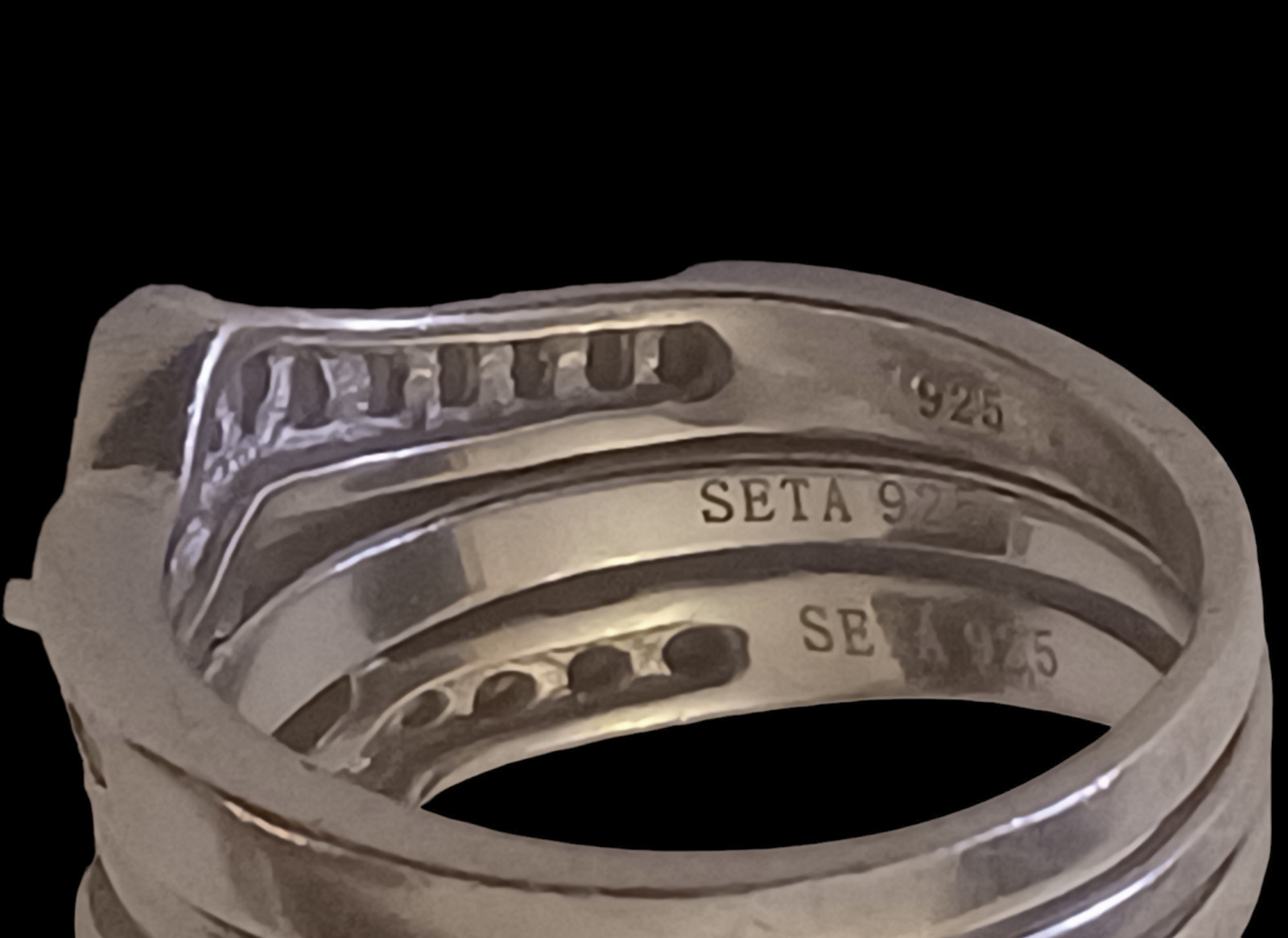 Seta 925 Sterling Silver Solitaire Engagement Sta… - image 10