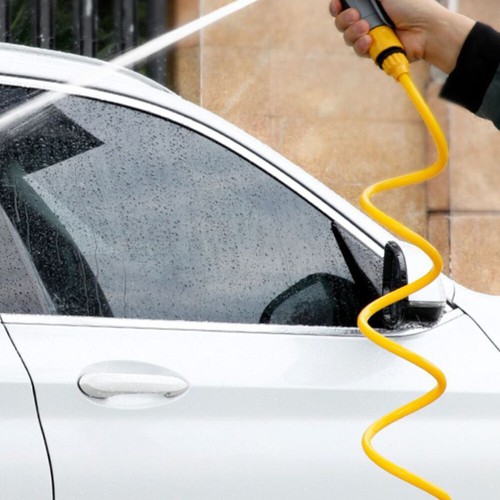 1 Roll of Expandable Car Wash Hose Coil Garden Hose Outdoor Car Washing Water