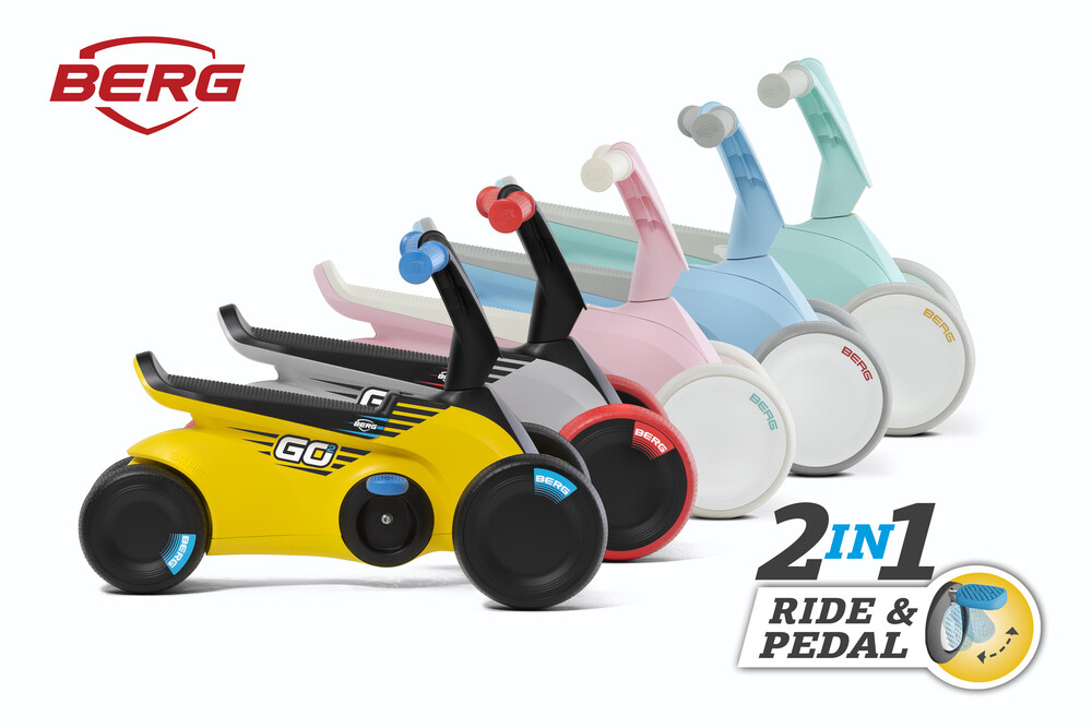 BERG Balance Bike GO2 SparX Yellow age 10-30 months