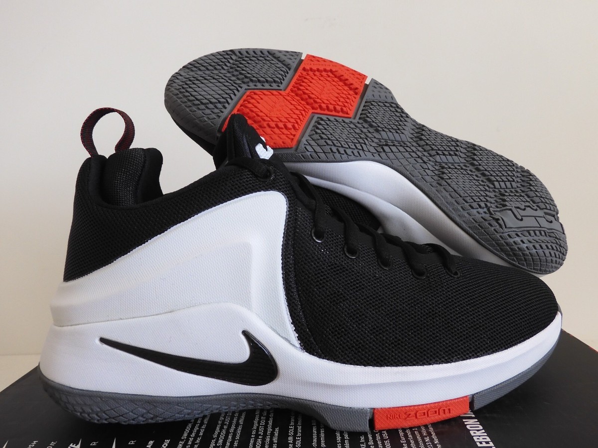 NIKE ZOOM WITNESS LEBRON (GS) BLACK--WHITE SZ 6.5Y-WOMENS SZ
