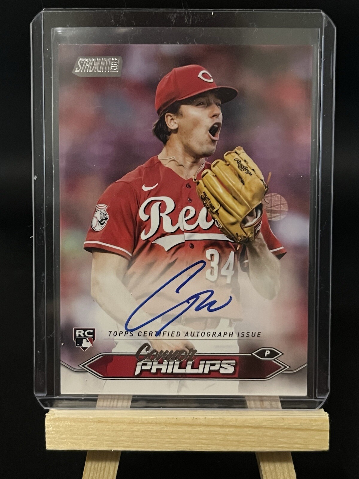 2024 Topps Stadium Club Autograph SCBA-CP Connor Phillips, Cincinnati Reds