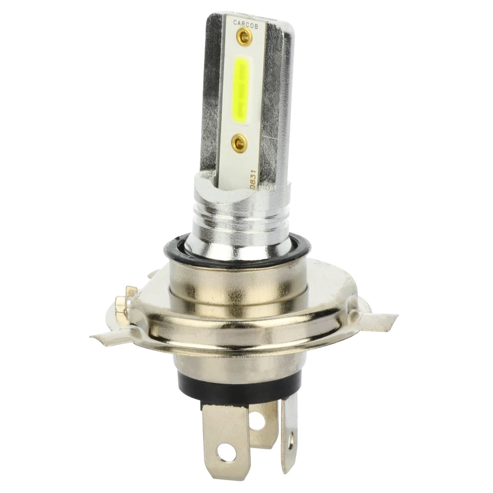 Kit de bombillas de faros LED H4 HB2 haz alto brillante 35W 4000LM 6000K blanco Foto 4 de 4