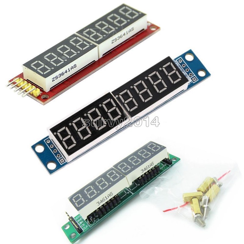 MAX7219 8-Digit LED Display 7 Segment Digital Tube For Arduino Raspberry Pi