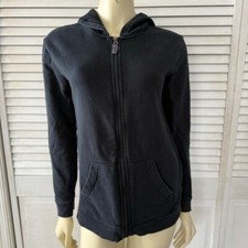 Girls Cat  Jack Hoodie XL Black Full Zip Up