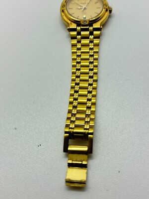 Exc+5 w/Box ] GUCCI 9200L Quartz Dial Date Women's Watch Used