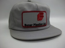 Bonar Plastics Ltd Patch Hat Vintage K Brand Gray Snapback Baseball Cap