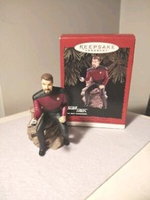 Hallmark Keepsake 1996 Commander William T Riker Star Trek The Next...