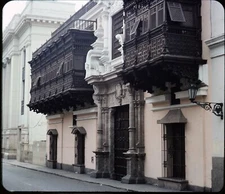 Street unknown location - Travel Stereo Realist Slide by Paul Wing #530