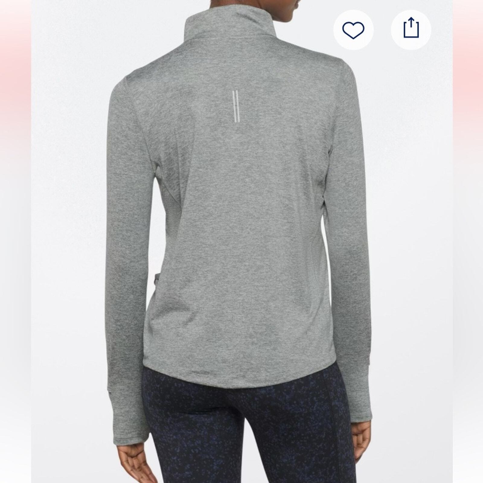 Gray Nike Element Half Zip Pullover - image 2