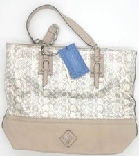 Very Rare Vera Wang Irdnt Snakeskin Unicorn Rainbow Holographic Tote Bag