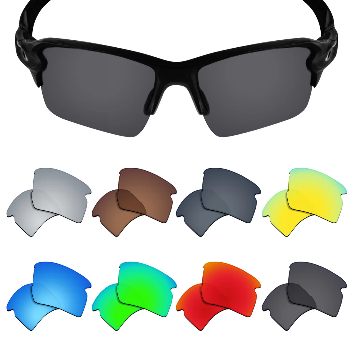 Oakley flak 2.0 sales xl polarized replacement lenses