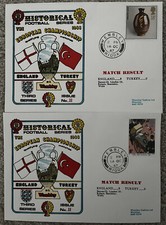 England v Turkey 14th October 1987 Dawn First Day Cover Set Of 2