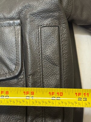 VINTAGE TYPE A-2 US ARMY AIR FORCE FLYER'S LEATHER BOMBER JACKET W
