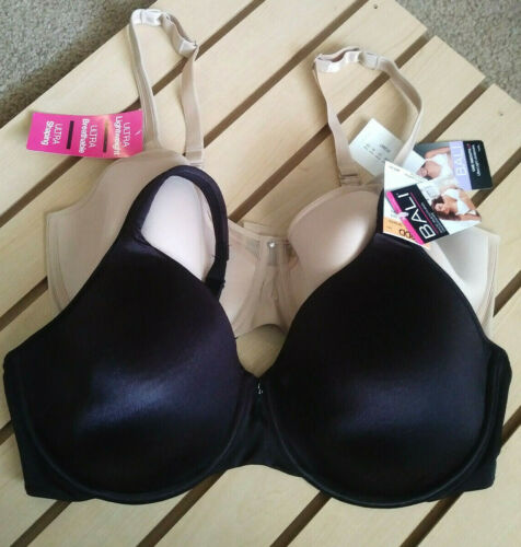 Lot Of 2  Bali bras Sz 42 DD Black and Nude  New with tags SAVE retail $42 each. - Picture 1 of 5