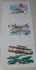 Vintage Princess Fabric Pattern 321 Airplane Print  32 by 14 inch Table Runner — photo 1