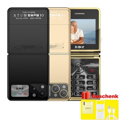 Klapp Handy 2,4'' Smartphone Ohne Vertrag Dual SIM Seniorehandy Komfortable-