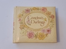 Vintage MCM 70s Grandma's Darlings Photo Album 4x4 Hallmark Granny Style