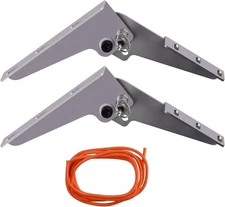 2Pcs Bench Hinges For OTTER Flipover Icefishing Shelters, 1/8in Thick Steel