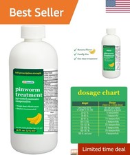 Pinworm Treatment, Pyrantel Pamoate Oral Suspension, for Adults and Kids 2 , ...