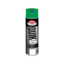 Krylon Industrial A03631007 Inverted Marking Paint, 17 Oz., Green, Solvent