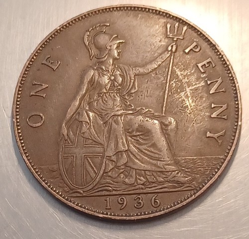 1936 British One Penny