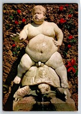 Vintage Bacchus Fountain Boboli Gardens Florence Postcard Italy Statue Art