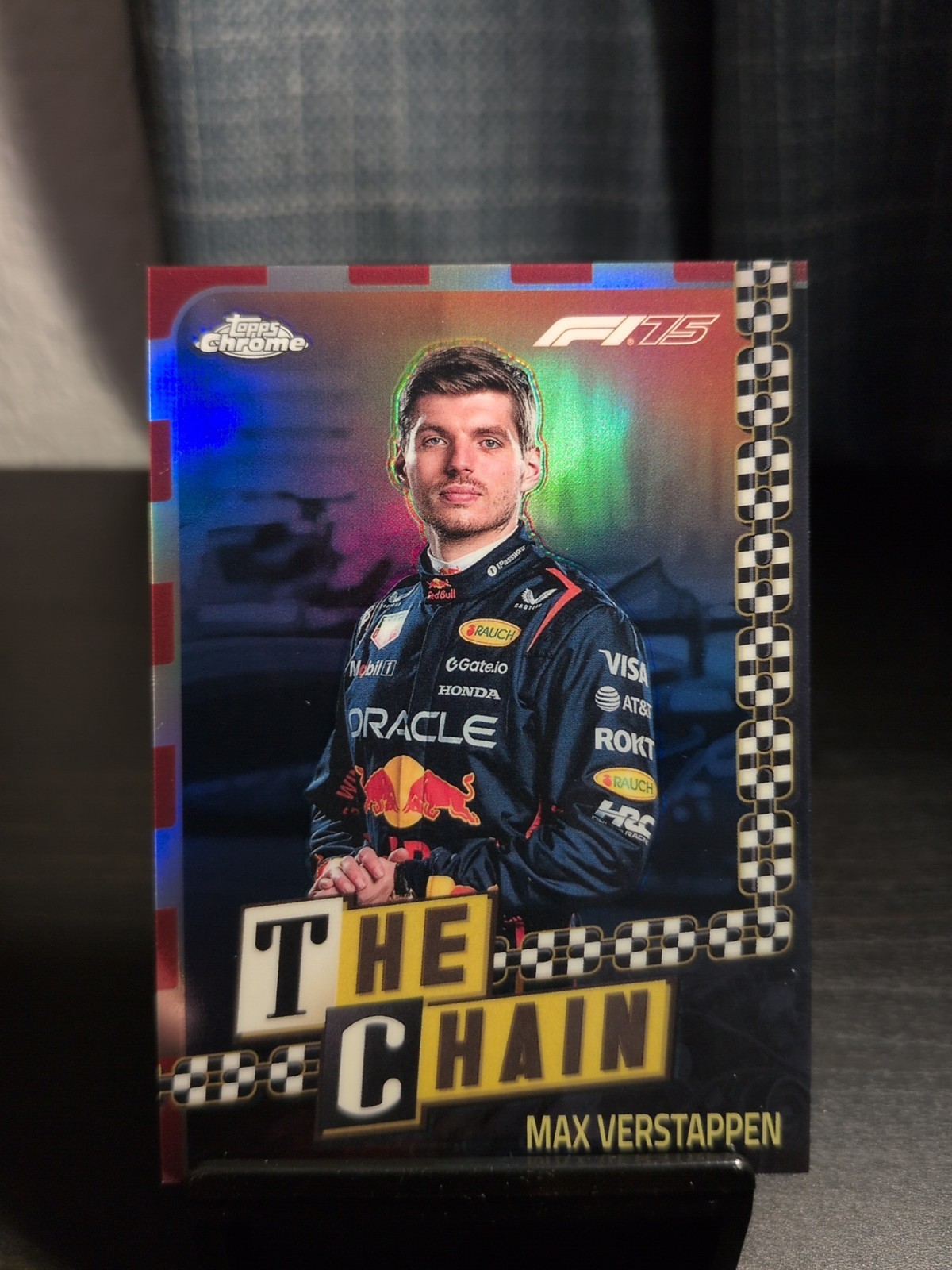 2025 Topps Chrome Formula 1 F1 Max Verstappen The Chain SP #CH-1