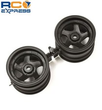 Kyosho 5 Spoke Wheel 43mm Black/2 pieces/Optima KYOOTH244BK