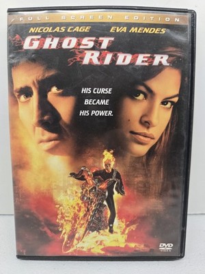 Ghost Rider DVD PG-13 Full Screen Edition Movie w/ Nicolas Cage, Eva Mendes