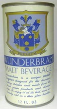 WUNDERBRAU MALT BEVERAGE ss Beer CAN w/ CREST...
