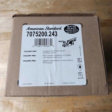 NEW American Standard Colony Pro 4in Centerset Bathroom Faucet Matte Black