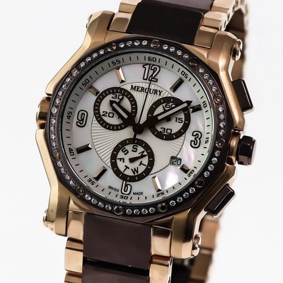 Mercury - Chronograph Swiss Made Watch - ME1075-RC-S-7 Quartz Chronograph 42.5