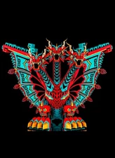 Mondo King Ghidorah  Designer Figure by Urban Aztec. Brand new.