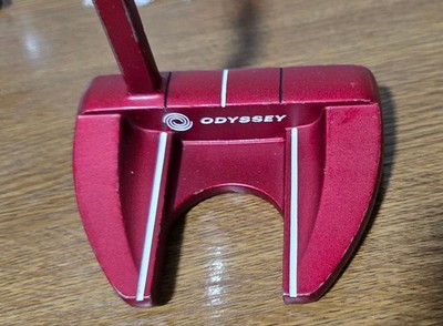 ODYSSEY oworks V-LINE FANG CH Putter Red | eBay