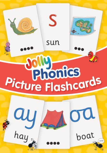 Jolly Phonics Picture Flash Cards in Precursive Letters by Sara Wernham (Cards)