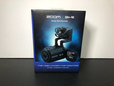 ZOOM Q8n-4K Handlicher Videorecorder 4K 24-Bit 96kHz Schwarz Brandneu aus Japan