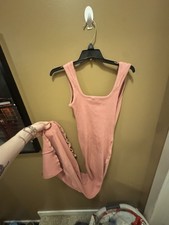 Brand New with Tags Fashion Nova Dress Size Small Pink Long