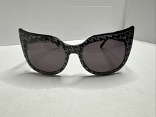 Lulu Guinness Sunglasses L144 Color Black Size 54  18   140 Vertical 43 Mm