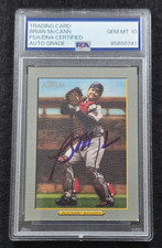 2006 BRIAN McCANN Signed Topps Turkey Red ROOKIE Card-ATLANTA BRAVES-PSA 10 Auto