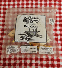 Cracker Barrel Old Country Store Peg Game Triangle Wood Board with Pegs A 14964