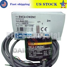 Omron E6C2-CWZ6C 1000P/R E6C2CWZ6C Rotary Encoder New in Box US Free TAX