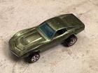 Original Hot Wheels Redline - Olive Green HK Custom Corvette!! - Free Shipping!!