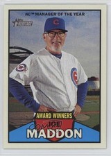 2016 Topps Heritage High Number Award Winners Joe Maddon #AW-8 05k6