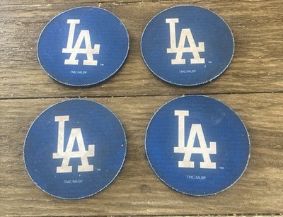 Los Angeles Dodgers MLB Foam Drink Coasters Set of 4 Great for Home Bar Man Cave