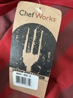 Chef Works Urban Collection Unisex 2 Pocket Bib Apron, One Size Red/Gray Striped — photo 9